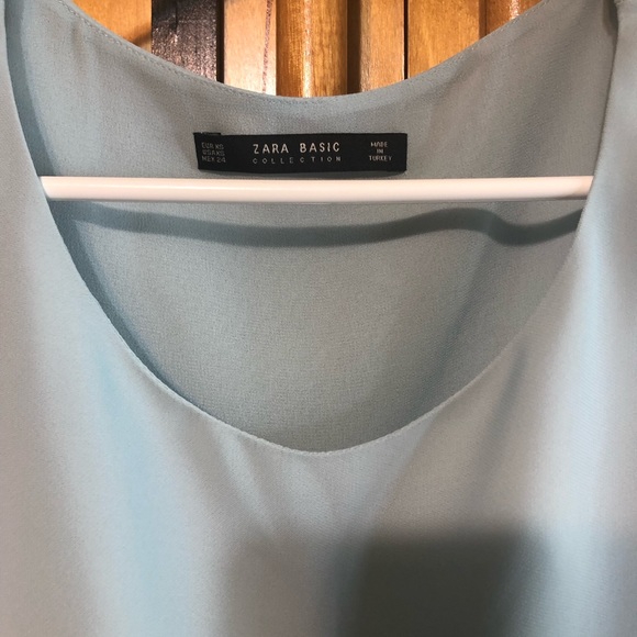 Zara Women’s Sleeveless Top in Mint Green Size XS - Picture 5 of 6